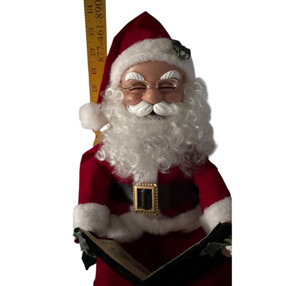 Animated Singing Santa Claus The Night Before Christmas Battery VIDEO - Picture 3 of 5